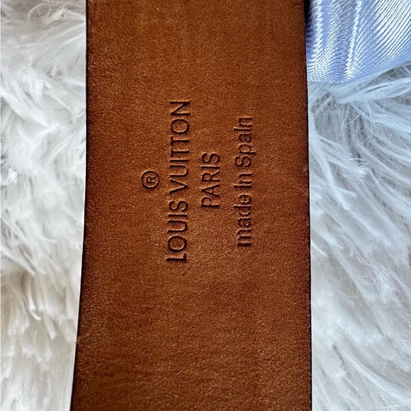LV Mononogram Belt with Silver Hardware - Picture 5 of 8